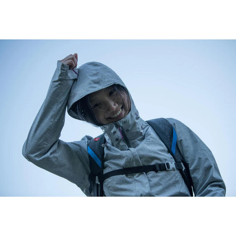 Quechua Damesregenjas Voor Bergwandelen MH100 6 Quechua Damesregenjas Voor Bergwandelen MH100 - Afbeelding 4