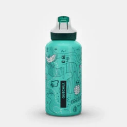 Quechua Drinkfles Met Sneldop En Strootje Gerecycled Aluminium 900 - 0,6 Liter -Quechua drinkfles met sneldop en strootje gerecycled aluminium 900 06 liter 2