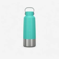 Quechua Drinkfles Voor Wandelen Met Schroefdop MH100 1 L Rvs Turquoise