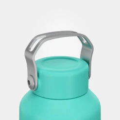 Quechua Drinkfles Voor Wandelen Met Schroefdop MH100 1 L Rvs Turquoise -Quechua drinkfles voor wandelen met schroefdop mh100 1 l rvs turquoise 3