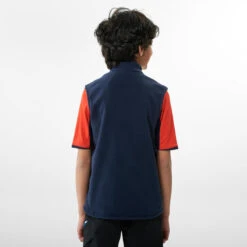 Quechua Fleece Bodywarmer Voor Wandelen Kinderen MH150 Grijsblauw 7-15 Jaar -Quechua fleece bodywarmer voor wandelen kinderen mh150 grijsblauw 7 15 jaar 3