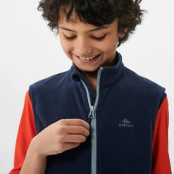 Quechua Fleece Bodywarmer Voor Wandelen Kinderen MH150 Grijsblauw 7-15 Jaar -Quechua fleece bodywarmer voor wandelen kinderen mh150 grijsblauw 7 15 jaar 4