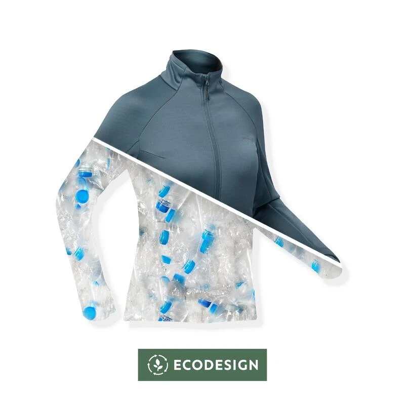 Quechua Fleece Jas Voor Wandelen Dames MH520 5 Quechua Fleece Jas Voor Wandelen Dames MH520 - Afbeelding 3