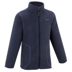 Quechua Fleece Jas Voor Wandelen MH150 Blauw Kinderen 2-6 Jaar