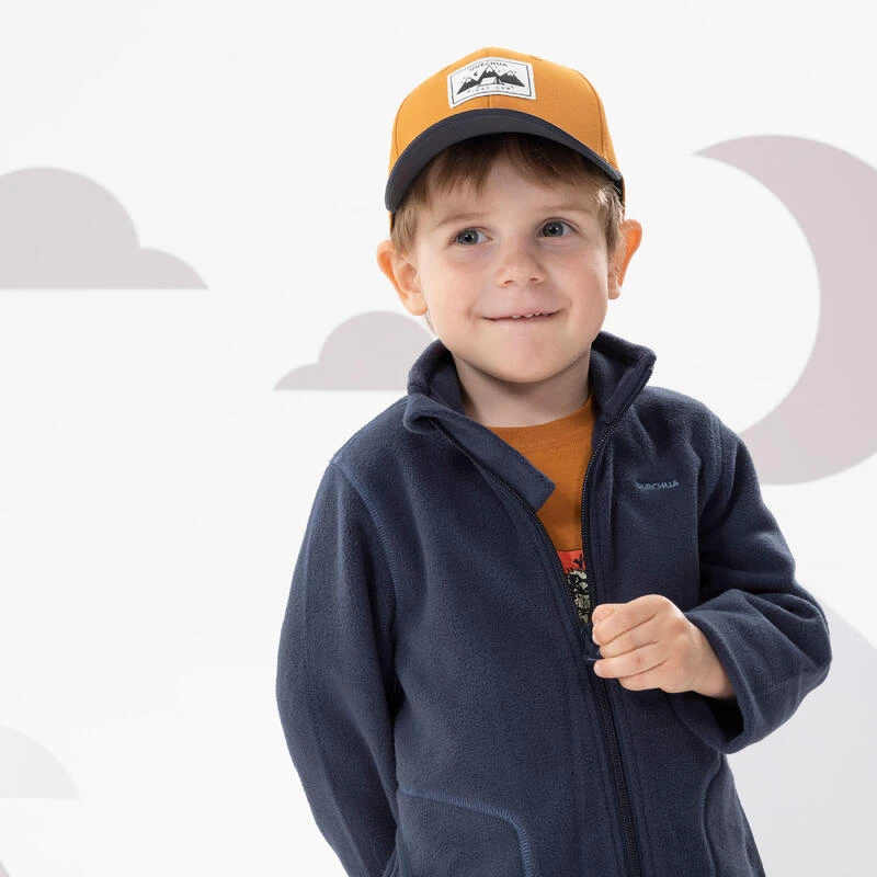 Quechua Fleece Jas Voor Wandelen MH150 Blauw Kinderen 2-6 Jaar 6 Quechua Fleece Jas Voor Wandelen MH150 Blauw Kinderen 2-6 Jaar - Afbeelding 4