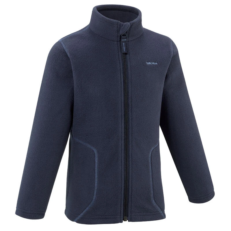 Quechua Fleece Jas Voor Wandelen MH150 Blauw Kinderen 2-6 Jaar 3 Quechua Fleece Jas Voor Wandelen MH150 Blauw Kinderen 2-6 Jaar