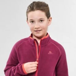 Quechua Fleece Jas Voor Wandelen MH150 Paars Kinderen 7-15 Jaar 11 Quechua Fleece Jas Voor Wandelen MH150 Paars Kinderen 7-15 Jaar -Quechua fleece jas voor wandelen mh150 paars kinderen 7 15 jaar 4