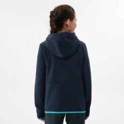 Quechua Fleece Jas Voor Wandelen MH500 Blauw Kinderen 7-15 Jaar -Quechua fleece jas voor wandelen mh500 blauw kinderen 7 15 jaar 2