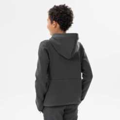 Quechua Fleecejas Voor Wandelen Kinderen MH500 Zwart Grijs 7-15 Jaar -Quechua fleecejas voor wandelen kinderen mh500 zwart grijs 7 15 jaar 4