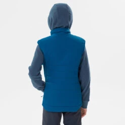 Quechua Gewatteerde Hybride Wandelbodywarmer Voor Kinderen Blauw 7-15 Jaar -Quechua gewatteerde hybride wandelbodywarmer voor kinderen blauw 7 15 jaar 4