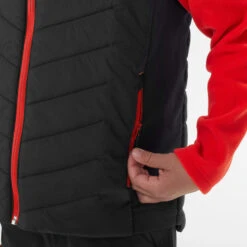Quechua GEWATTEERDE HYBRIDE WANDELBODYWARMER VOOR KINDEREN 7-15 JAAR -Quechua gewatteerde hybride wandelbodywarmer voor kinderen zwart 7 15 jaar 5