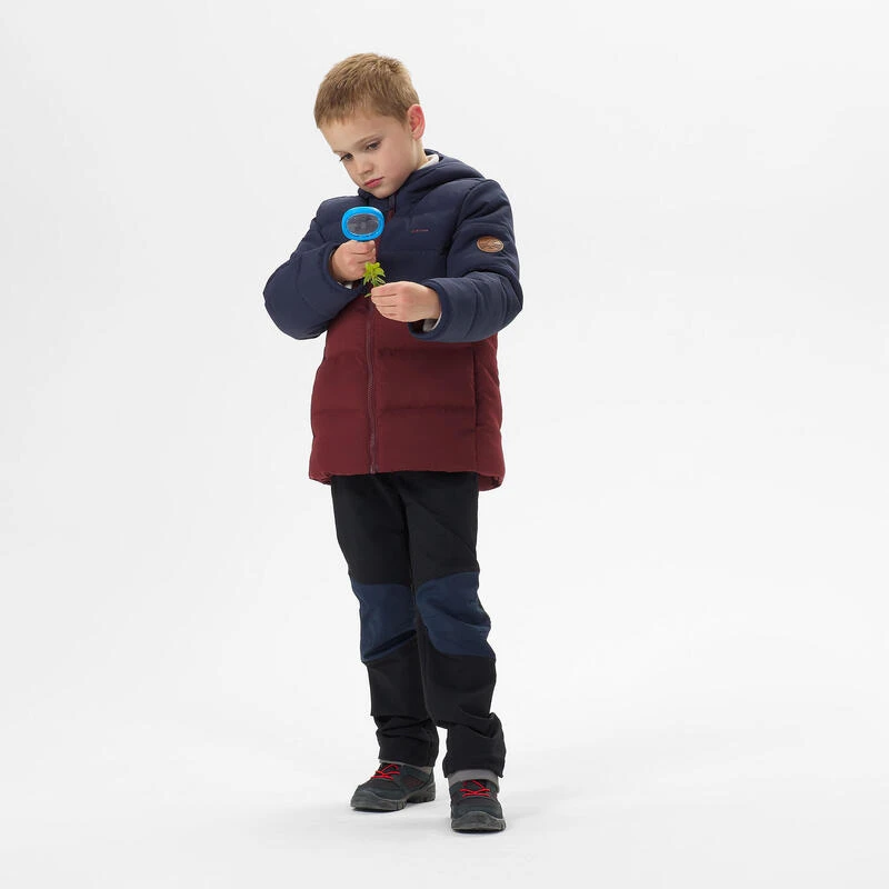 Quechua Gewatteerde Wandeljas Blauw En Bordeaux Kinderen 2-6 Jaar 4 Quechua Gewatteerde Wandeljas Blauw En Bordeaux Kinderen 2-6 Jaar - Afbeelding 2
