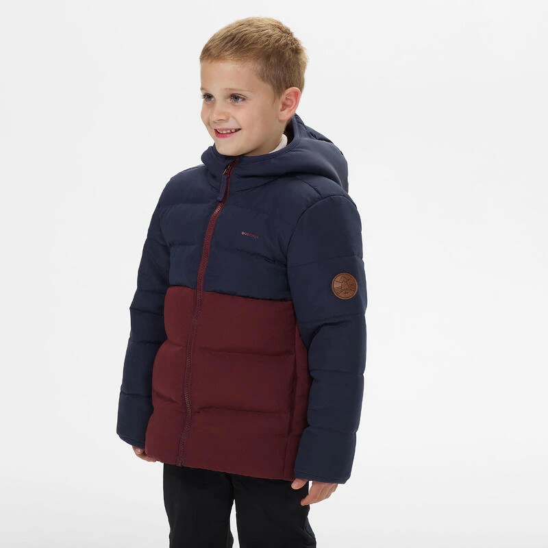 Quechua Gewatteerde Wandeljas Blauw En Bordeaux Kinderen 2-6 Jaar 5 Quechua Gewatteerde Wandeljas Blauw En Bordeaux Kinderen 2-6 Jaar - Afbeelding 3