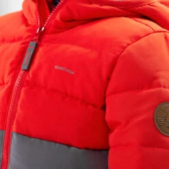 Quechua Gewatteerde Wandeljas Voor Jongens X-Warm 17 Quechua Gewatteerde Wandeljas Voor Jongens X-Warm -Quechua gewatteerde wandeljas oranje en grijs kinderen 2 6 jaar 12