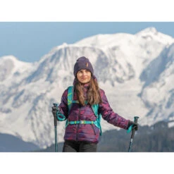 Quechua GEWATTEERDE WANDELJAS VOOR KINDEREN MH500 7-15 JAAR -Quechua gewatteerde wandeljas voor kinderen mh500 7 15 jaar paars met print 13