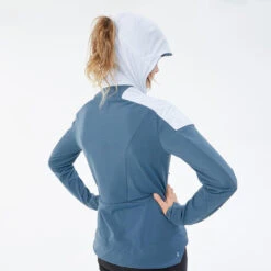 Quechua Hybride Fleece Jas Voor Wandelen Dames MH920 Met Capuchon -Quechua hybride fleece jas voor wandelen dames mh920 met capuchon 7