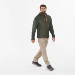 Quechua Wandeltrui Voor Heren NH500 Hybrid -Quechua hybride hoodie met rits voor wandelen heren nh100 2