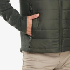 Quechua Wandeltrui Voor Heren NH500 Hybrid -Quechua hybride hoodie met rits voor wandelen heren nh100 5