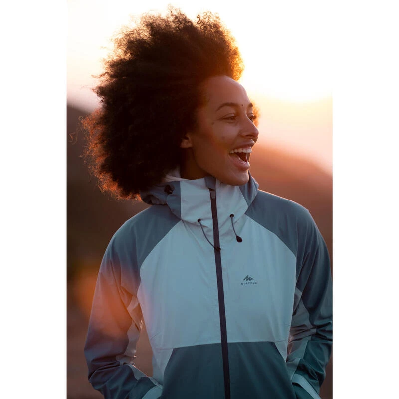 Quechua Waterdichte Jas Voor Bergwandelen Dames MH500 21 Quechua Waterdichte Jas Voor Bergwandelen Dames MH500 - Afbeelding 19