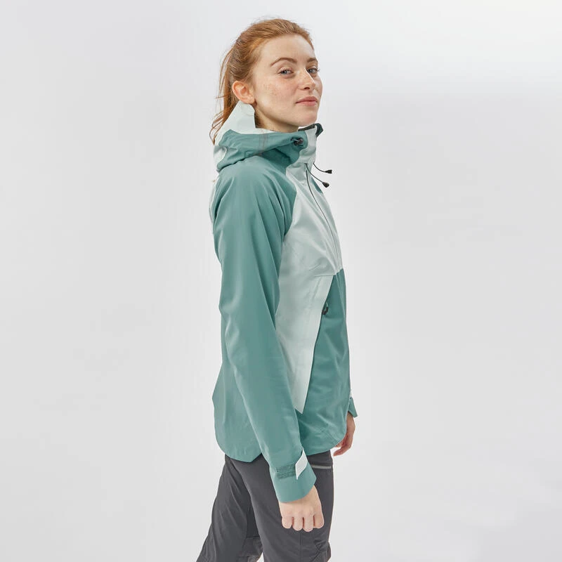 Quechua Waterdichte Jas Voor Bergwandelen Dames MH500 8 Quechua Waterdichte Jas Voor Bergwandelen Dames MH500 - Afbeelding 6