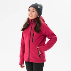 Quechua SOFTSHELL WANDELJAS VOOR KINDEREN VAN 7-15 JAAR MH550 FRAMBOOS -Quechua softshell wandeljas voor kinderen van 7 15 jaar mh550 framboos 3