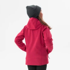 Quechua SOFTSHELL WANDELJAS VOOR KINDEREN VAN 7-15 JAAR MH550 FRAMBOOS -Quechua softshell wandeljas voor kinderen van 7 15 jaar mh550 framboos 4