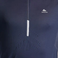 Quechua T-shirt Voor Fast Hiking Heren FH500 Korte Mouwen Blauw/zwart -Quechua t shirt voor fast hiking heren fh500 korte mouwen blauwzwart 4