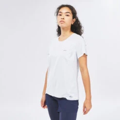 Quechua Ultralicht Damesshirt Voor Fast Hiking FH 500 Ijsblauw -Quechua ultralicht damesshirt voor fast hiking fh 500 ijsblauw 2