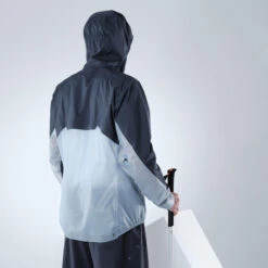 Quechua Ultralichte Hybride Jas Voor Fast Hiking Heren FH 900 Blauw Grijs -Quechua ultralichte hybride jas voor fast hiking heren fh 900 blauw grijs 3