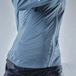 Quechua Ultralicht Regenjack Voor Fast Hiking Dames FH500 Rain 12 Quechua Ultralicht Regenjack Voor Fast Hiking Dames FH500 Rain -Quechua ultralichte regenjas voor fast hiking dames fh500 rain blauw 4