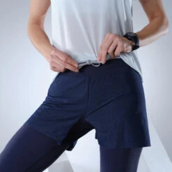 Quechua Ultralichte Tight Met Short Voor Fast Hiking Dames FH900 Blauw 13 Quechua Ultralichte Tight Met Short Voor Fast Hiking Dames FH900 Blauw -Quechua ultralichte tight met short voor fast hiking dames fh900 blauw 3