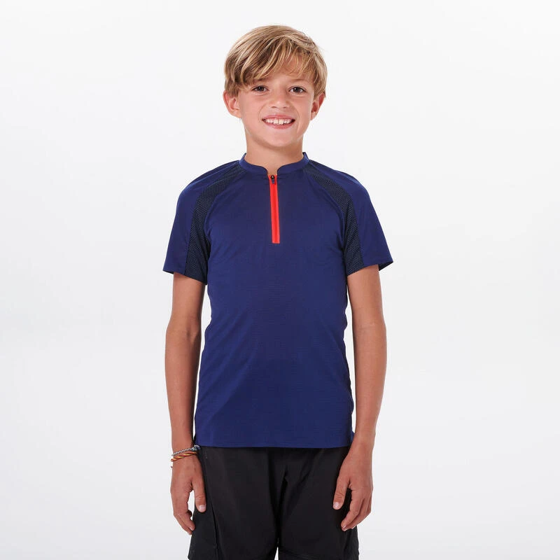 Quechua Wandel T-shirt MH550 Blauw Kinderen 7-15 Jaar 5 Quechua Wandel T-shirt MH550 Blauw Kinderen 7-15 Jaar - Afbeelding 3