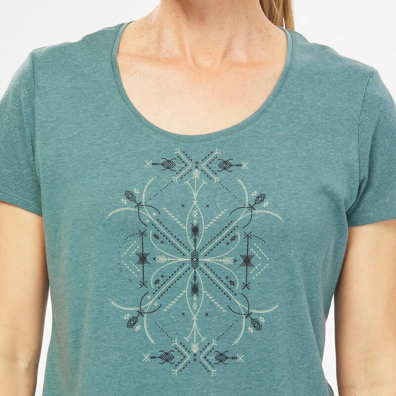 Quechua Wandel T-shirt Voor Dames NH500 7 Quechua Wandel T-shirt Voor Dames NH500 - Afbeelding 5