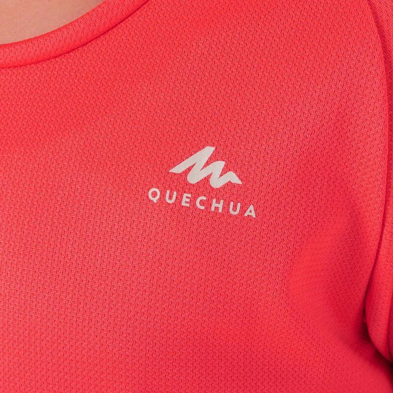 Quechua Wandel T-shirt Voor Kinderen MH500 Koraalrood 7 Tot 15 Jaar 7 Quechua Wandel T-shirt Voor Kinderen MH500 Koraalrood 7 Tot 15 Jaar - Afbeelding 5