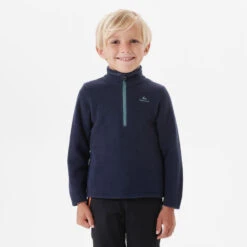 Quechua Wandelfleece Voor Kinderen MH100 Marineblauw 2-6 Jaar -Quechua wandelfleece voor kinderen mh100 marineblauw 2 6 jaar 2