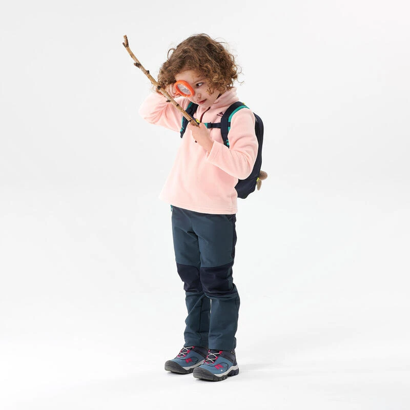 Quechua Wandelfleece Voor Kinderen MH100 Roze 2-6 Jaar 6 Quechua Wandelfleece Voor Kinderen MH100 Roze 2-6 Jaar - Afbeelding 4