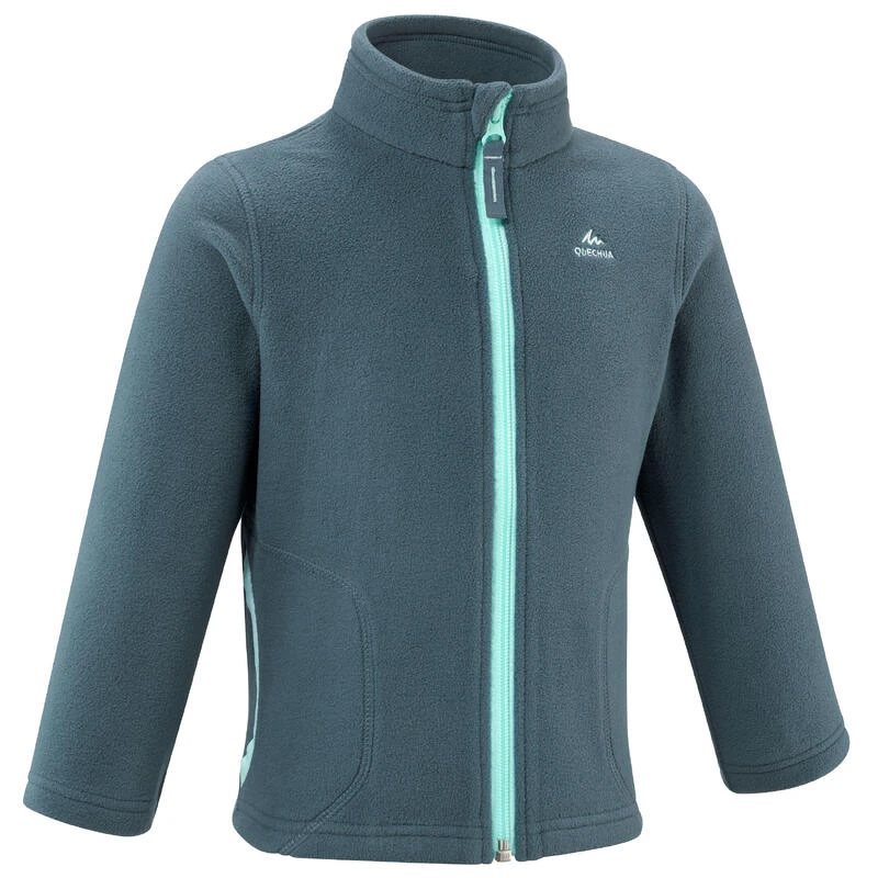 Quechua Wandelfleece Voor Kinderen MH150 Grijs 2-6 Jaar 3 Quechua Wandelfleece Voor Kinderen MH150 Grijs 2-6 Jaar