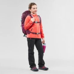 Quechua Wandelfleece Voor Kinderen MH150 Koraalrood 7-15 Jaar -Quechua wandelfleece voor kinderen mh150 koraalrood 7 15 jaar 3
