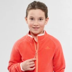 Quechua Wandelfleece Voor Kinderen MH150 Koraalrood 7-15 Jaar -Quechua wandelfleece voor kinderen mh150 koraalrood 7 15 jaar 4