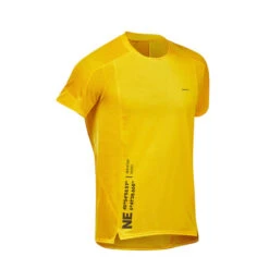 Quechua Wandelshirt Voor Heren MH500 Gerecycled, Synthetisch Materiaal