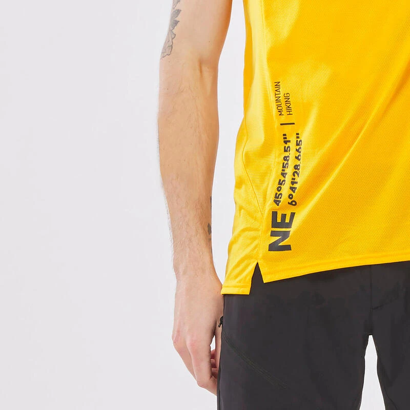 Quechua Wandelshirt Voor Heren MH500 Gerecycled, Synthetisch Materiaal 7 Quechua Wandelshirt Voor Heren MH500 Gerecycled, Synthetisch Materiaal - Afbeelding 5