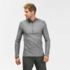 Quechua Wandelshirt Voor Heren MH550 Lange Mouwen Synthetisch Materiaal -Quechua wandelshirt voor heren mh550 lange mouwen synthetisch materiaal