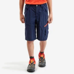 Quechua Wandelshort MH500 Marineblauw Kinderen 7-15 Jaar -Quechua wandelshort mh500 marineblauw kinderen 7 15 jaar 2