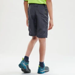 Quechua Wandelshort Voor Kinderen MH500 Grijs 7 Tot 15 Jaar -Quechua wandelshort voor kinderen mh500 grijs 7 tot 15 jaar 2
