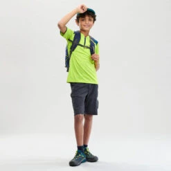 Quechua Wandelshort Voor Kinderen MH500 Grijs 7 Tot 15 Jaar -Quechua wandelshort voor kinderen mh500 grijs 7 tot 15 jaar 3