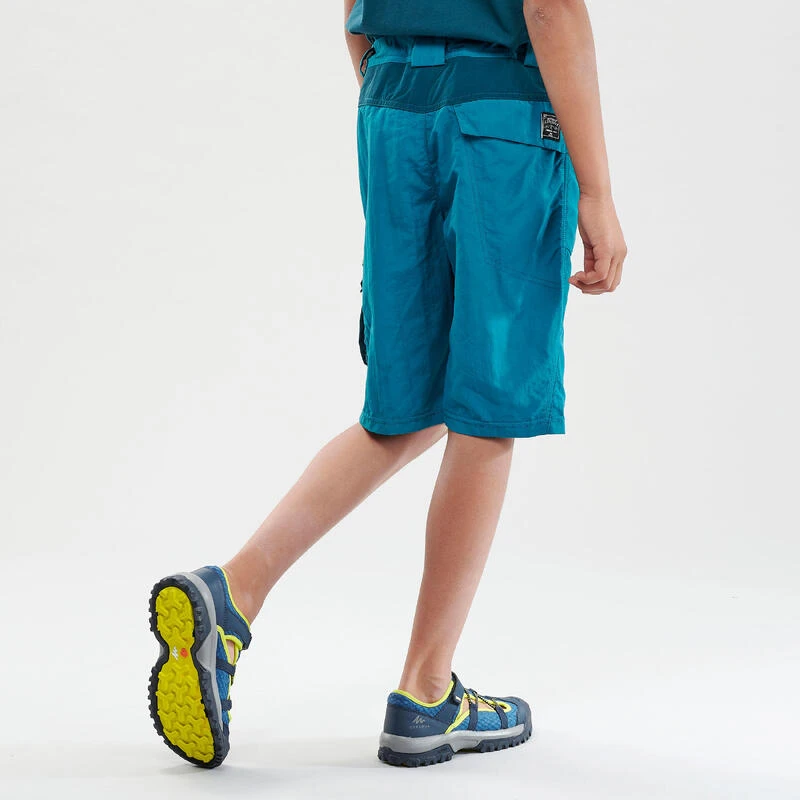 Quechua Wandelshort Voor Kinderen MH500 Groen 7 Tot 15 Jaar 6 Quechua Wandelshort Voor Kinderen MH500 Groen 7 Tot 15 Jaar - Afbeelding 4