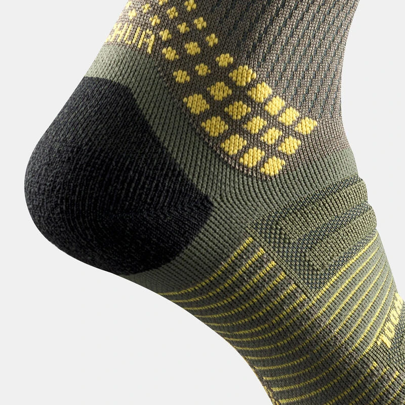 Quechua Wandelsokken Hike 900 HIGH Kaki 2 Paar 7 Quechua Wandelsokken Hike 900 HIGH Kaki 2 Paar - Afbeelding 5