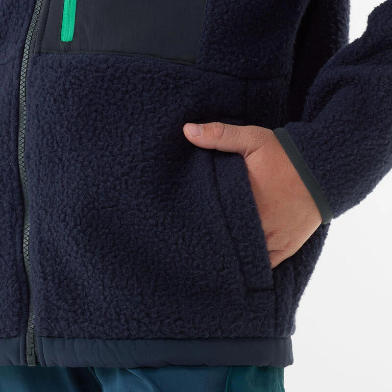 Quechua WARM FLEECE VEST VOOR WANDELEN KINDEREN MH500 MARINEBLAUW 7-15 JAAR 7 Quechua WARM FLEECE VEST VOOR WANDELEN KINDEREN MH500 MARINEBLAUW 7-15 JAAR - Afbeelding 5
