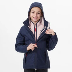 Quechua Warme En Waterdichte 3-in-1 Wandeljas SH100 -0,5°C Kinderen 7-15 Jaar -Quechua warme en waterdichte 3 in 1 wandeljas sh100 05c kinderen 7 15 jaar 5