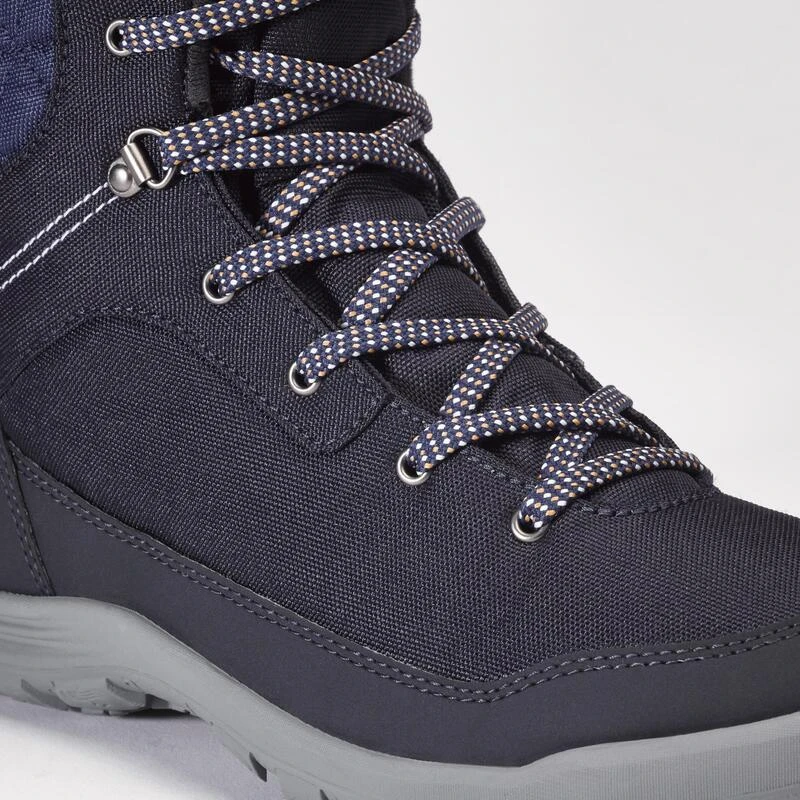 Quechua Warme En Waterdichte Wandelschoenen Voor Dames SH100 Hoog 7 Quechua Warme En Waterdichte Wandelschoenen Voor Dames SH100 Hoog - Afbeelding 5